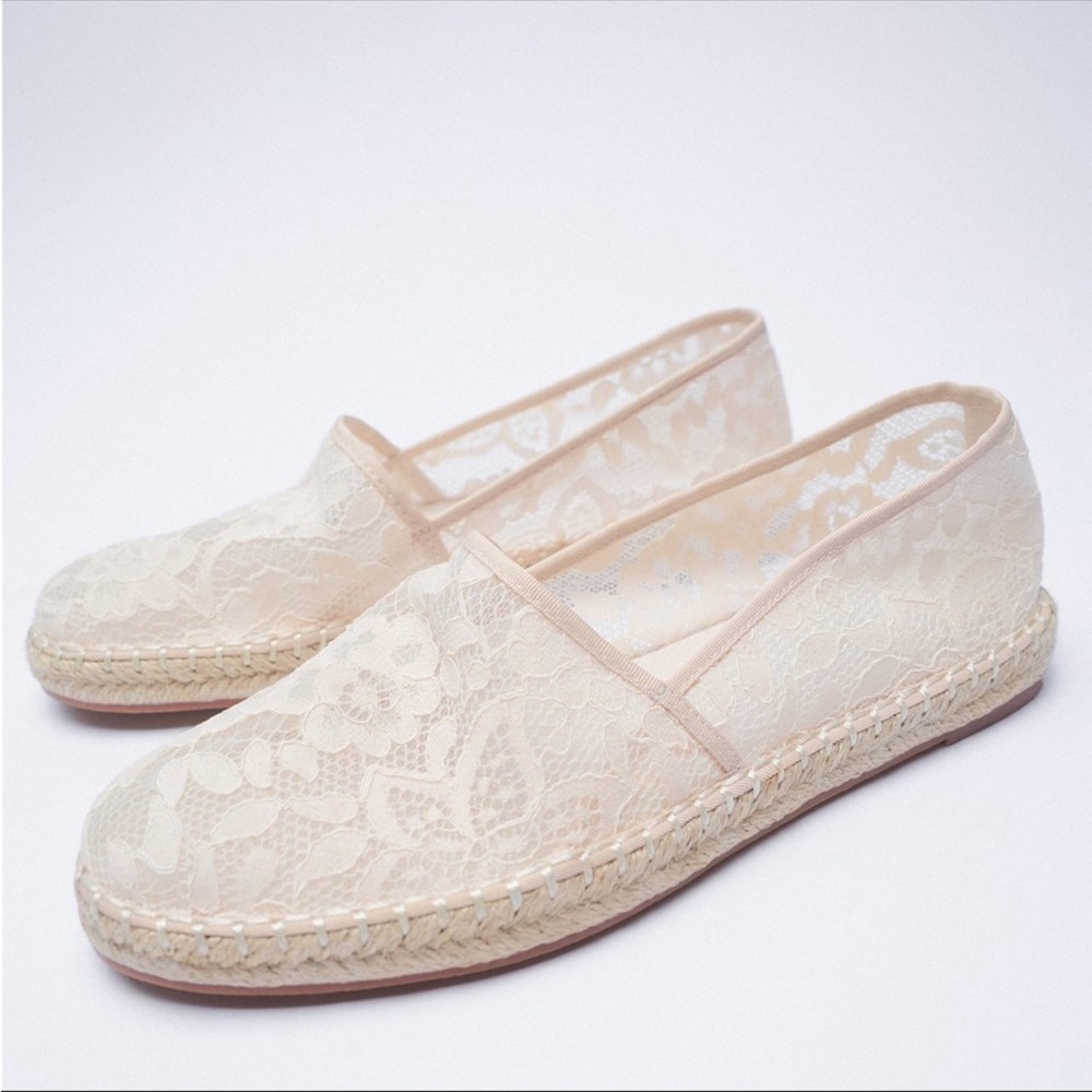 Zara Lace Espadrilles
